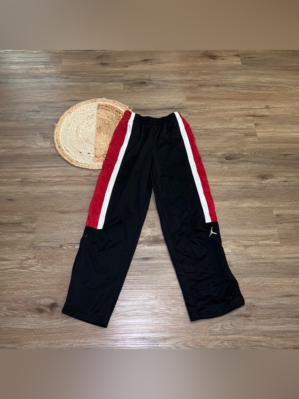 JORDAN Jumpman Red/white Side Stripes YOUTH Sweatpants